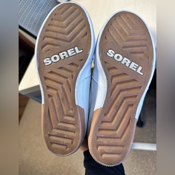 SOREL Out N About Wedge Sneaker White Size 8 - Picture 8 of 8